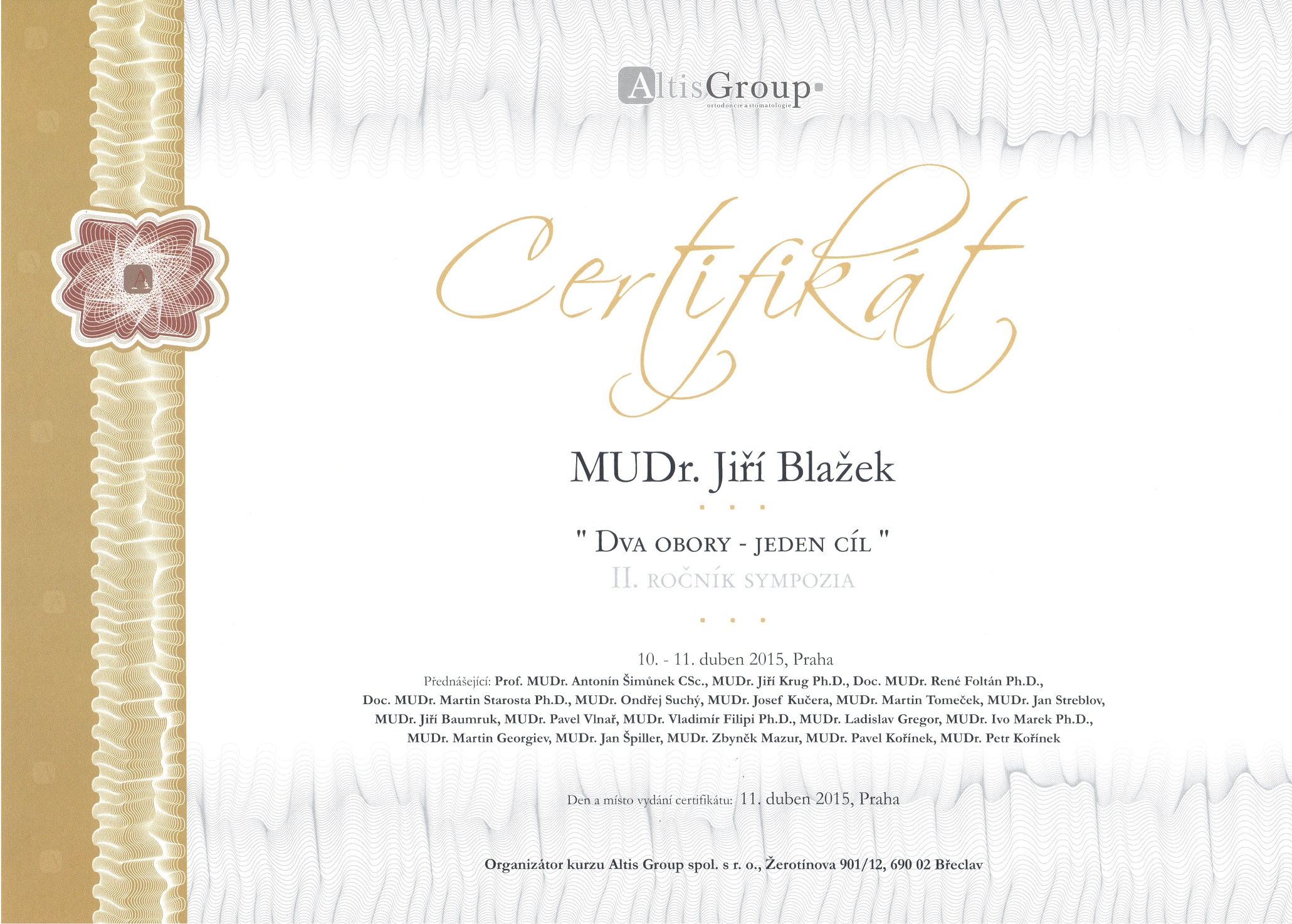 Certifikáty