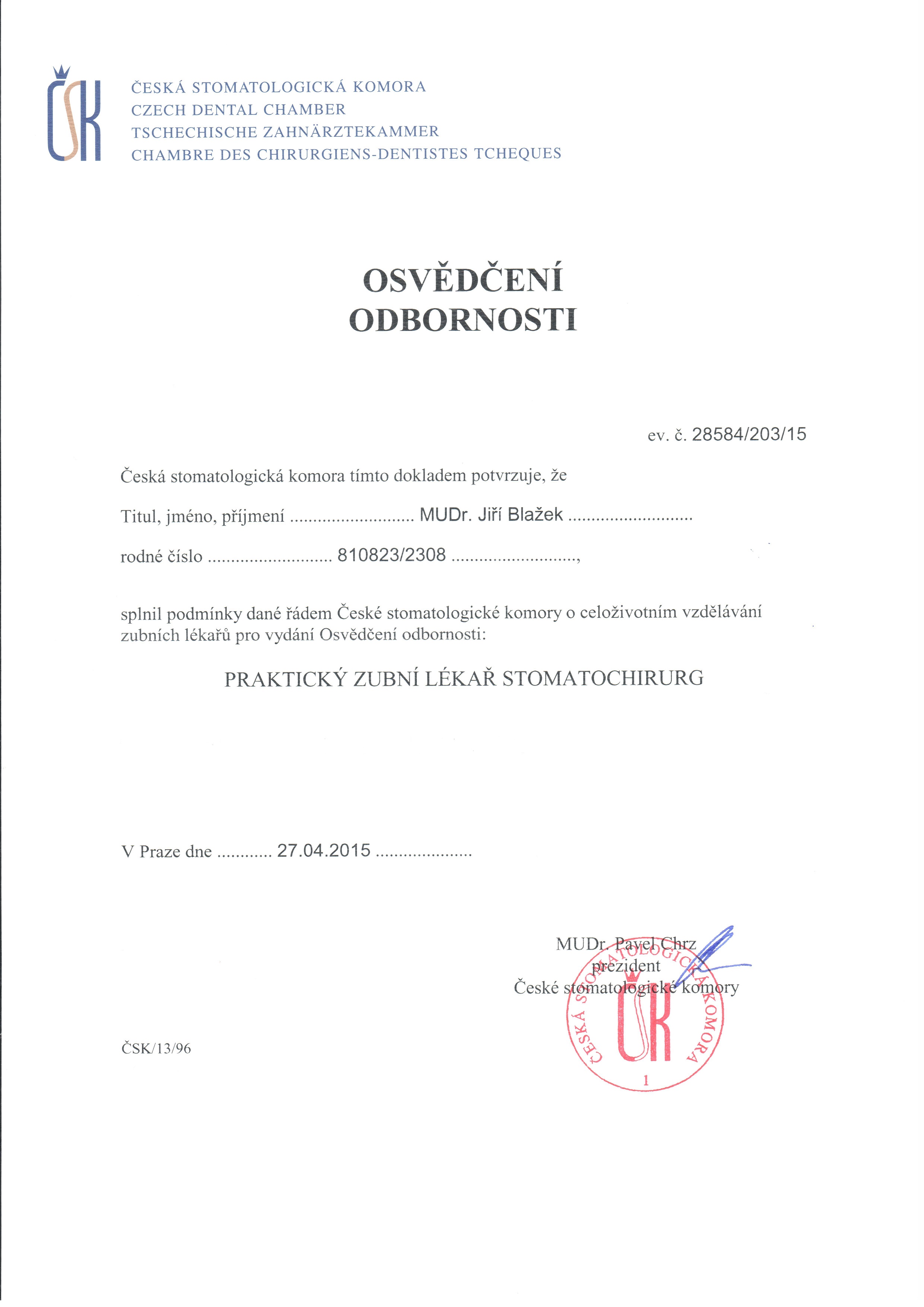 Certifikáty